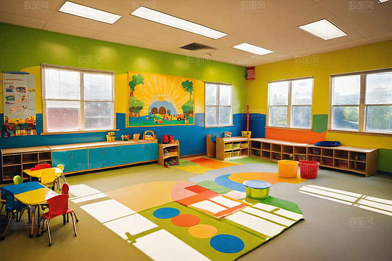 幼儿园教室幼教童趣摄影图