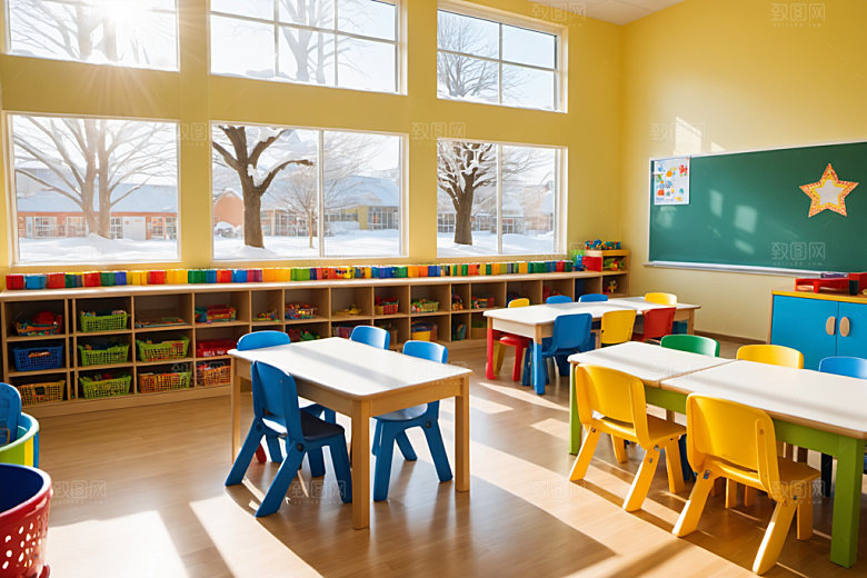 幼儿园教室学校童趣摄影图