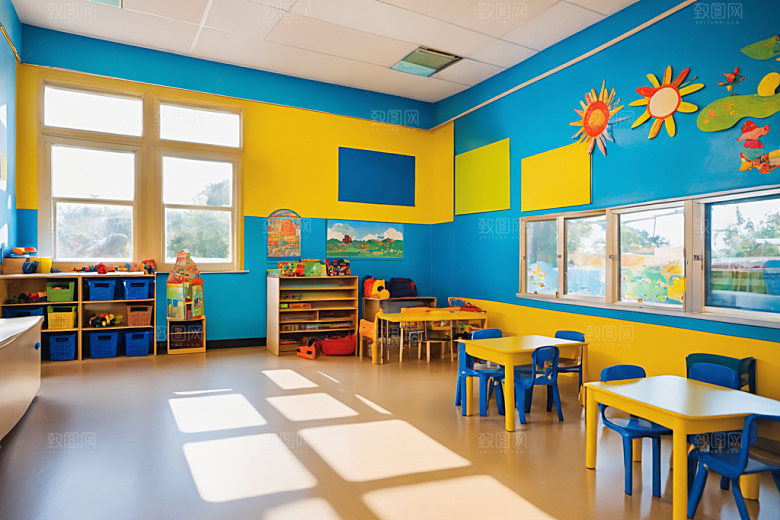 幼儿园教室幼教童趣摄影图