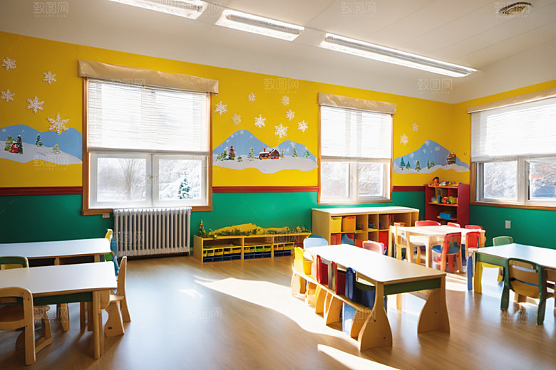 幼儿园教室学校童趣摄影图