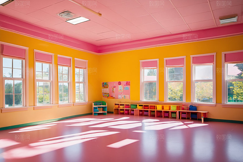 幼儿园教室高清童趣摄影图