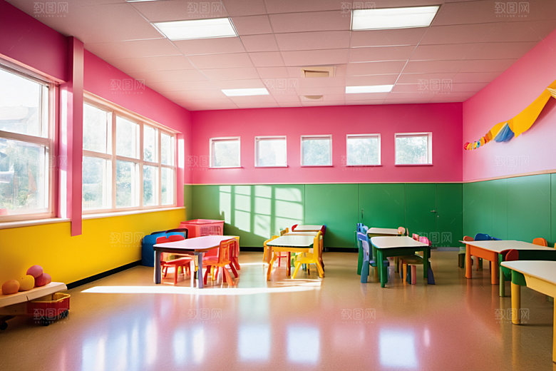 幼儿园教室高清童趣摄影图