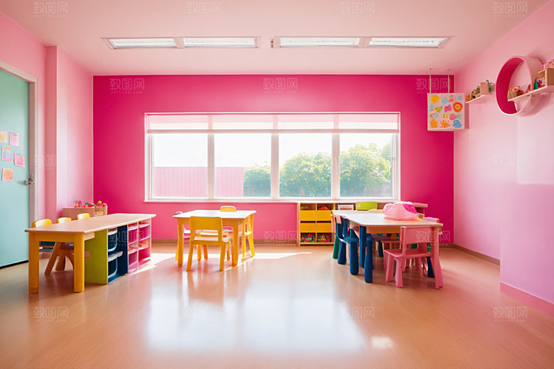 幼儿园教室童趣幼教摄影图