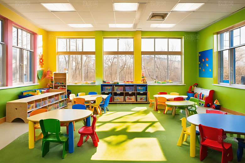 幼儿园教室学校童趣摄影图