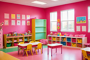 幼儿园教室学校童趣摄影图