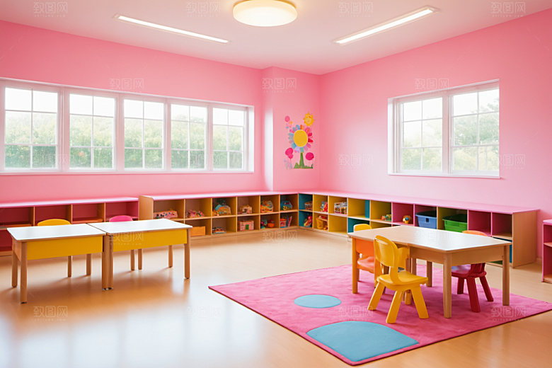 幼儿园教室高清室内摄影图