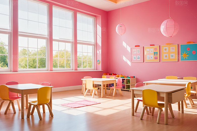 幼儿园教室学校童趣摄影图