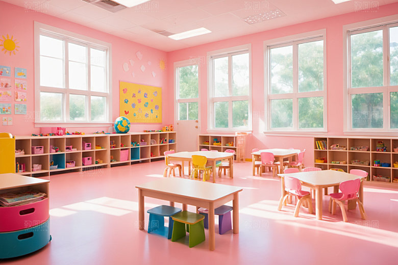 幼儿园教室学校童趣摄影图