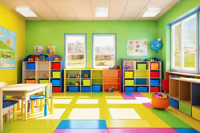 幼儿园教室学校童趣摄影图