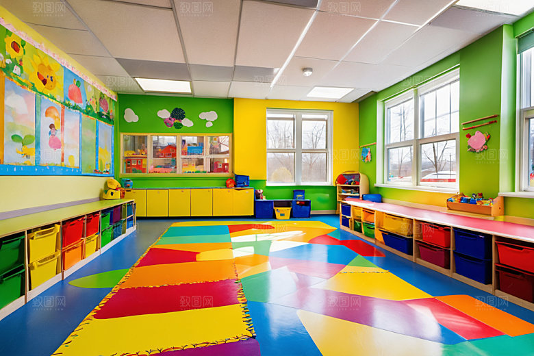 幼儿园教室学校童趣摄影图