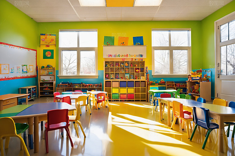 幼儿园教室童趣托儿所摄影图