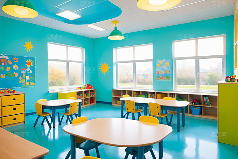 幼儿园教室幼教童趣摄影图