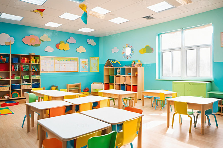 幼儿园教室高清童趣摄影图