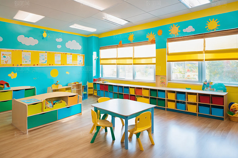 幼儿园教室幼教童趣摄影图