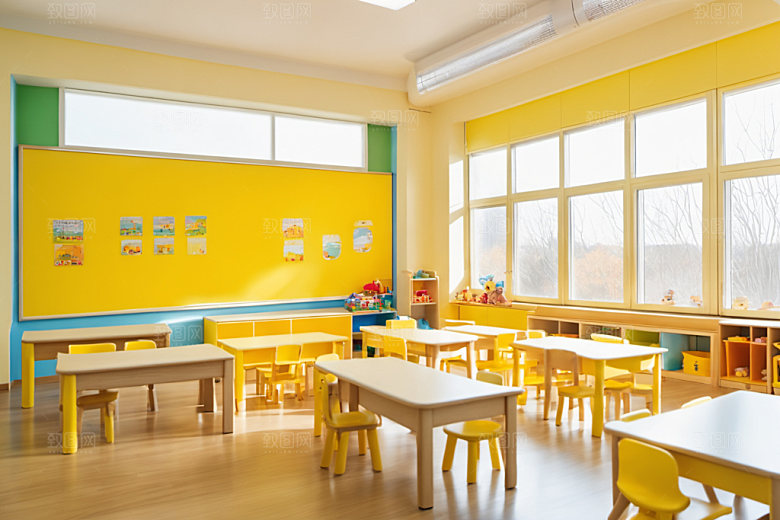 幼儿园教室学校童趣摄影图