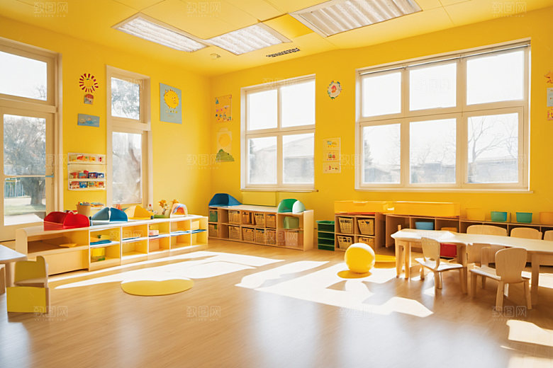 幼儿园教室学校幸福摄影图