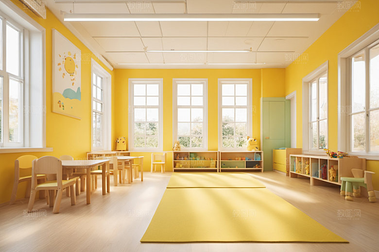 幼儿园教室托儿所学校摄影图