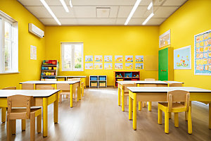 幼儿园教室童趣幸福摄影图