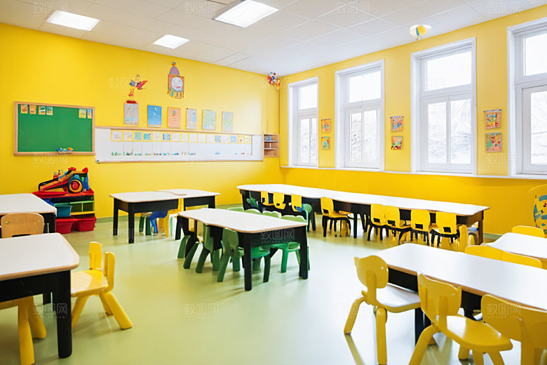 幼儿园教室高清托儿所摄影图