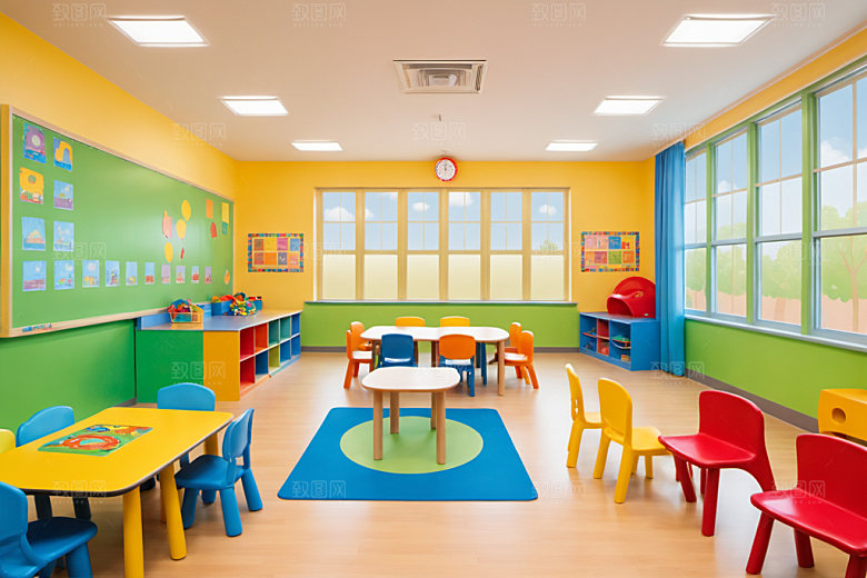 幼儿园教室幼教童趣摄影图