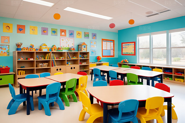 幼儿园教室幼教童趣摄影图