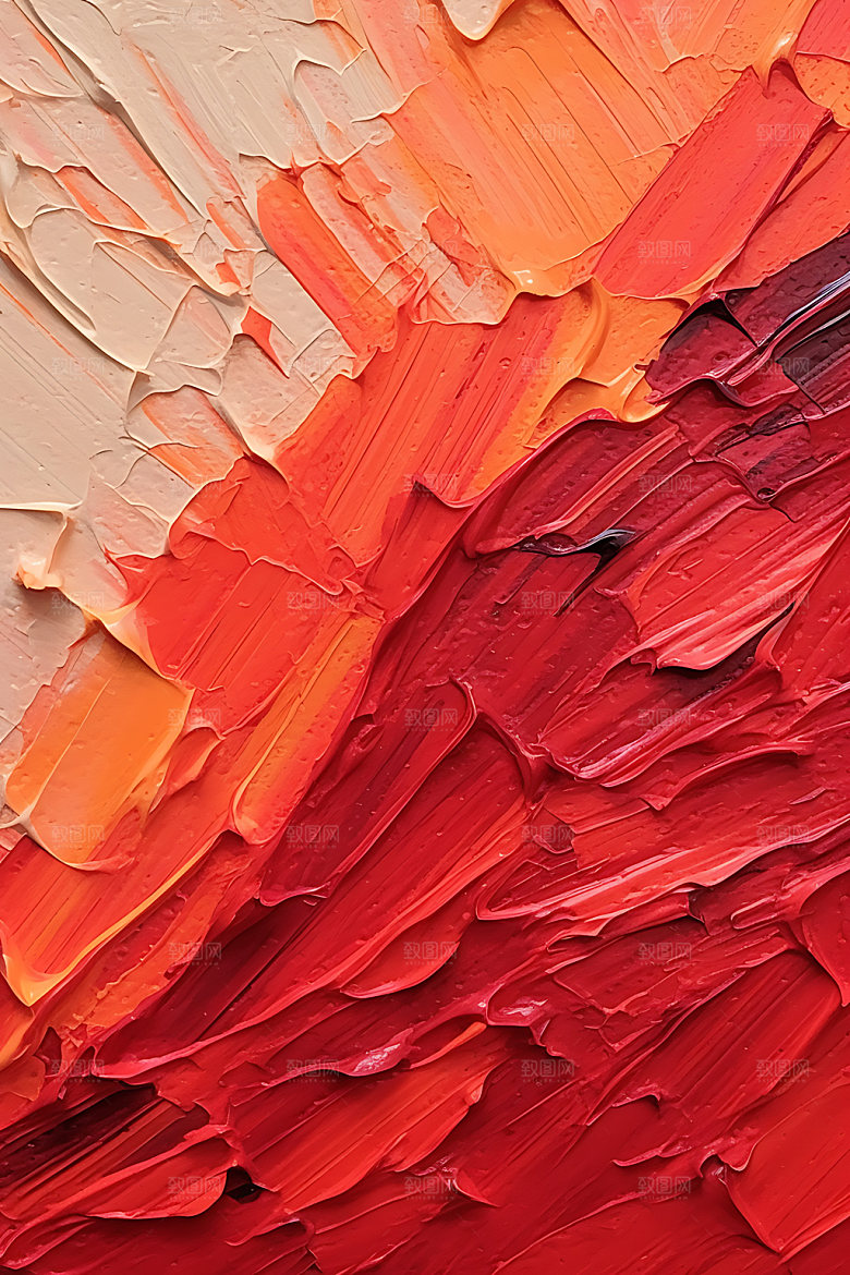 油画立体彩色背景图