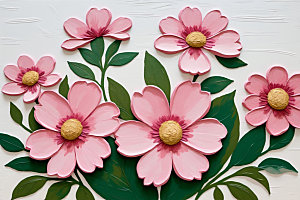 油画花卉手绘艺术素材