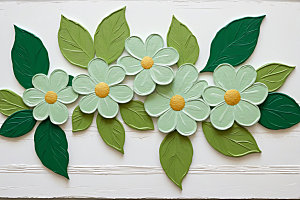 油画花卉立体唯美素材