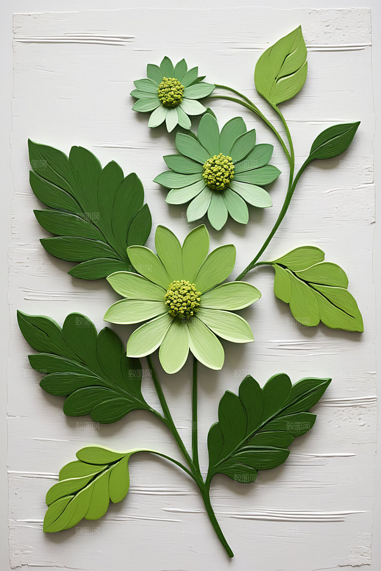 油画花卉手绘涂抹素材