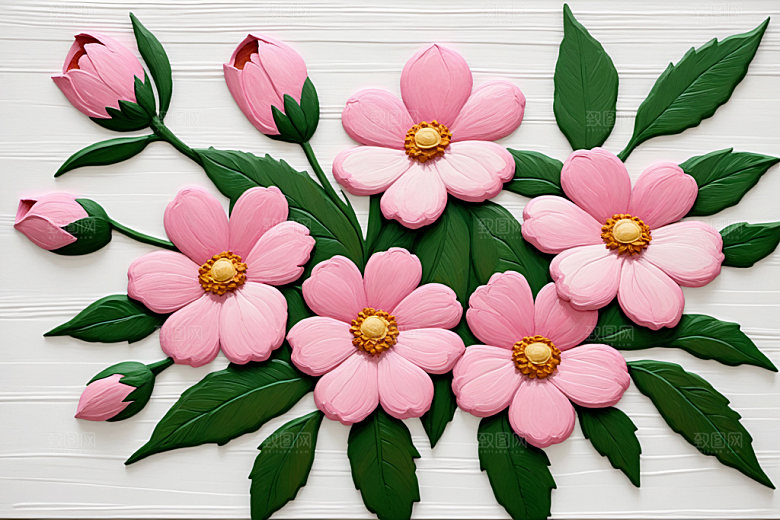 油画花卉手绘艺术素材