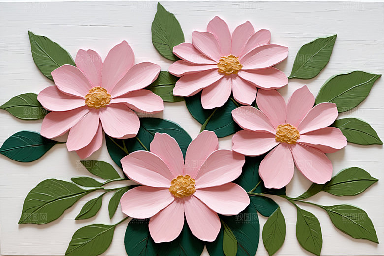 油画花卉高清唯美素材