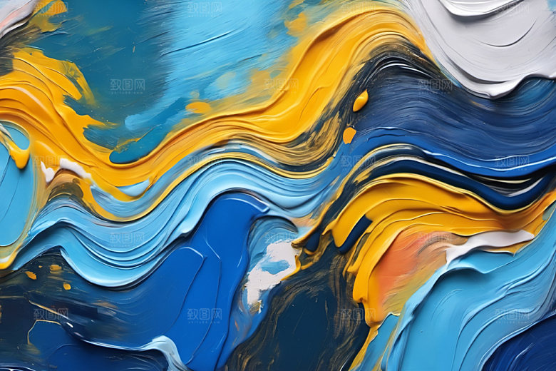 油画颜料凹凸高清背景图