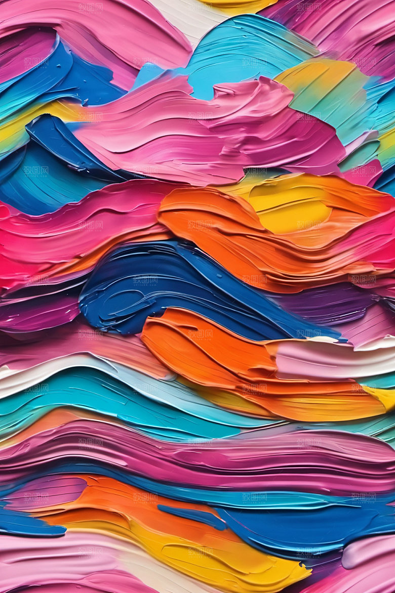 油画颜料绘画高清背景图