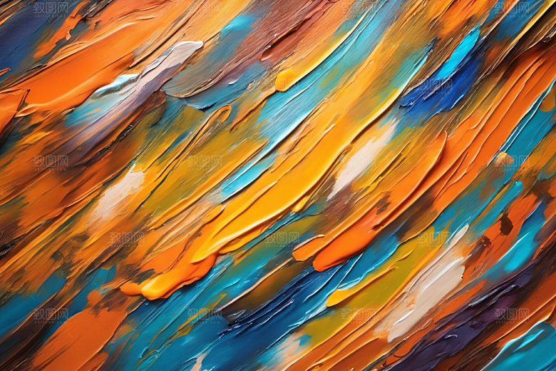 油画颜料高清绘画背景图