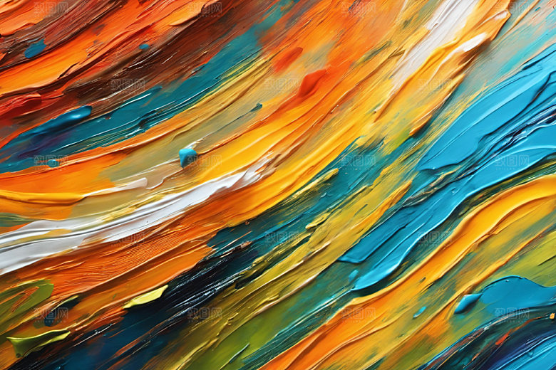 油画颜料绘画涂抹背景图