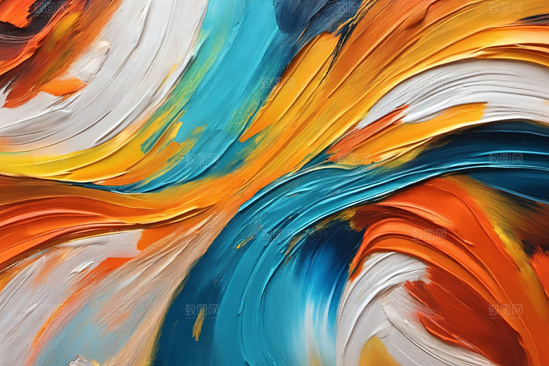油画颜料涂抹凹凸背景图