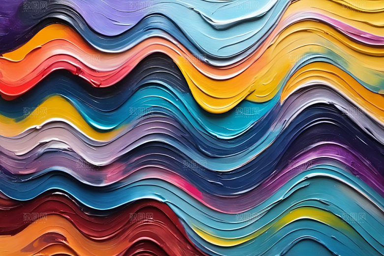 油画颜料绘画高清背景图