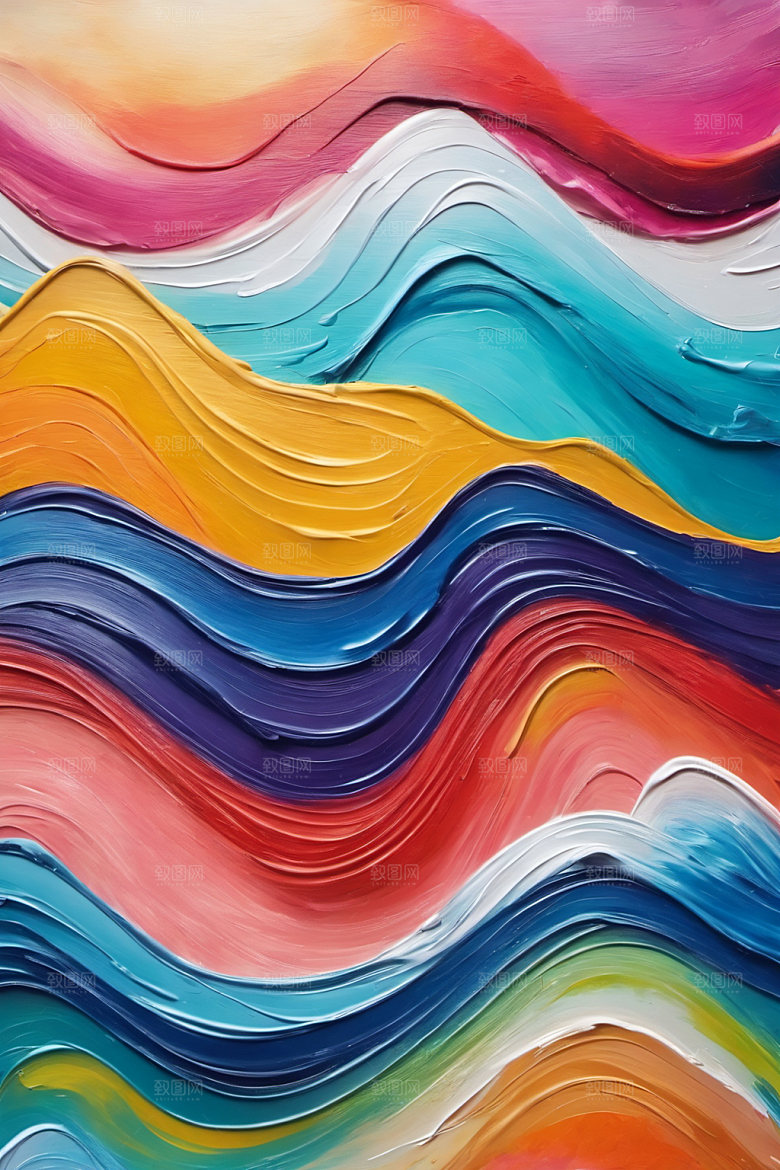 油画颜料绘画凹凸背景图