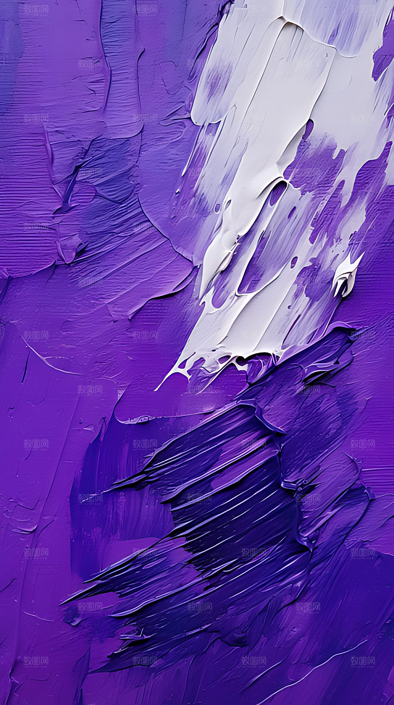 油画质感纹理立体背景图