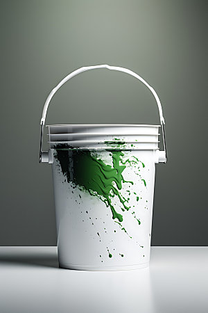 油漆桶产品广告摄影图