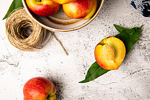 油桃美味夏季水果摄影图
