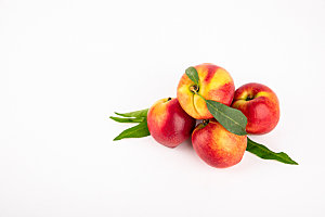 油桃桃子美味摄影图