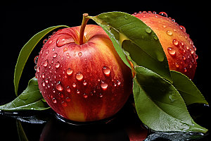 油桃美味桃子摄影图