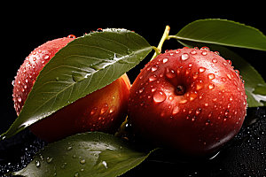油桃水果美味摄影图