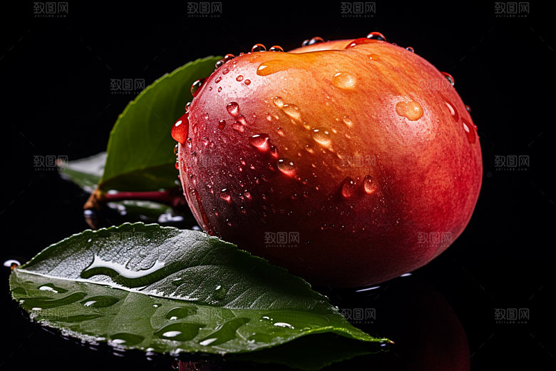 油桃甜蜜美食摄影图