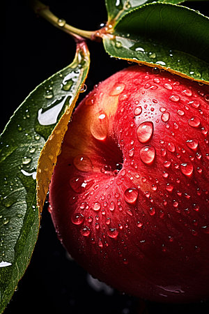 油桃桃子高清摄影图