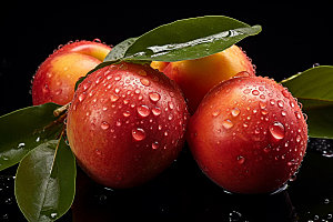 油桃美味水果摄影图