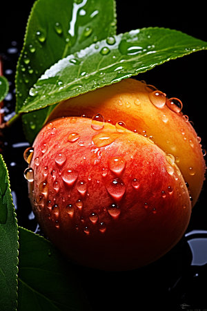 油桃美食甜蜜摄影图