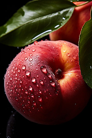 油桃美味水果摄影图