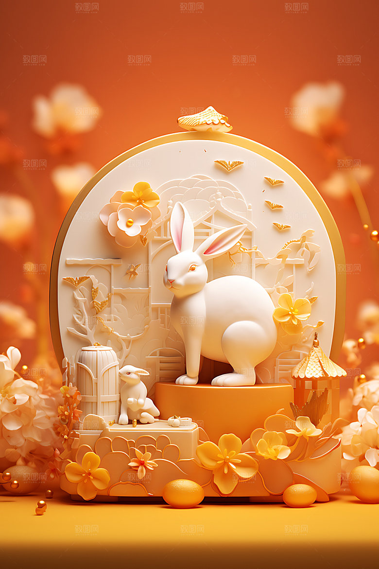 月饼礼盒产品包装创意效果图